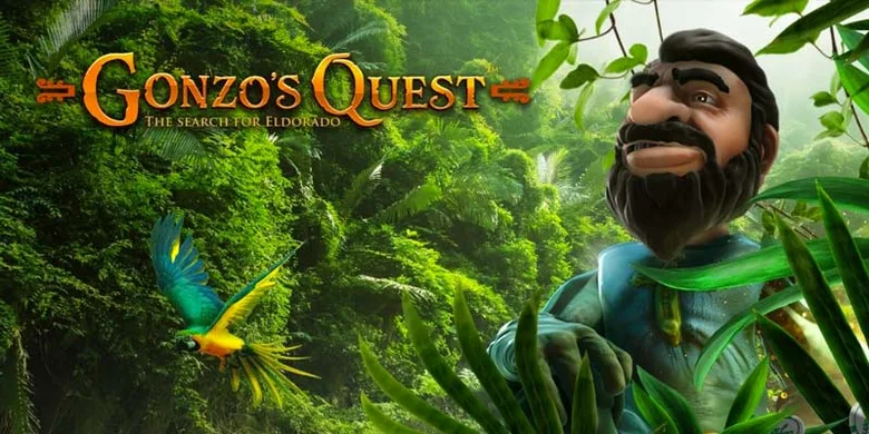 Ilustración del explorador de Gonzo’s Quest frente a ruinas de piedra, usada en el blog oficial de rojabet.
